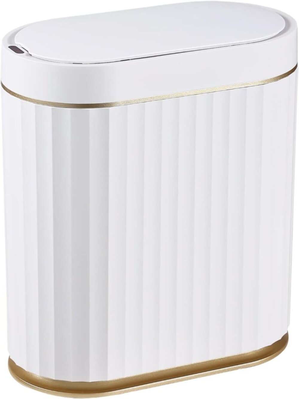 Automatic Motion Sensor Trash Can - 2 Gallon Slimline for Bathroom, Bedroom, Kit